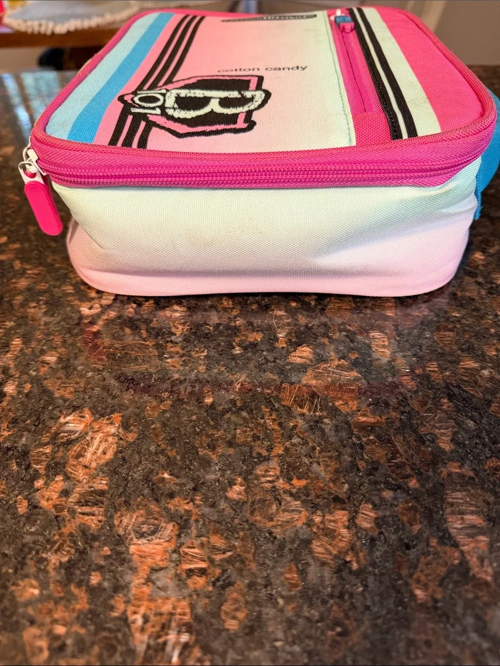 Baseball Lifestyle 101 - Insulated Cotton Candy Lunchbox - Pink & Blue